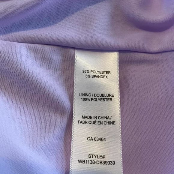 Ricki's Lavender and Black dress - Picture 5 of 6